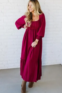 Gathered Empire Waist Maxi
