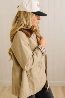 Gingham Lined Chore Jacket