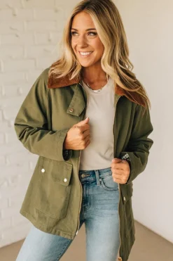 Gingham Lined Chore Jacket