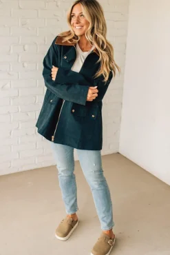 Gingham Lined Chore Jacket