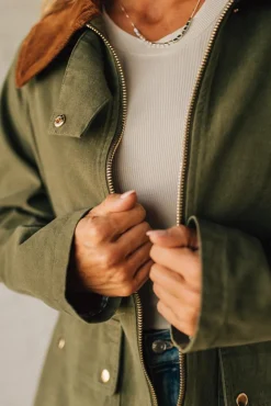 Gingham Lined Chore Jacket