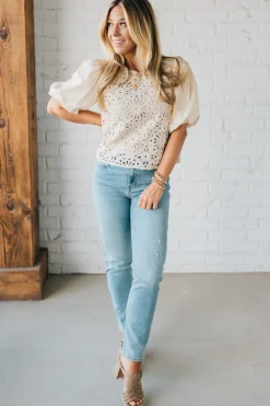 Glam Ready Crochet Top