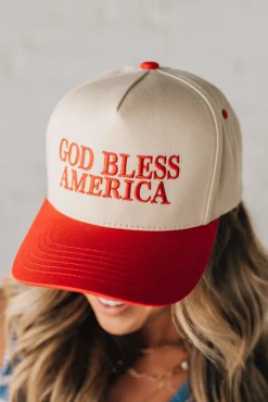 God Bless America Trucker Hat