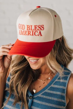 God Bless America Trucker Hat