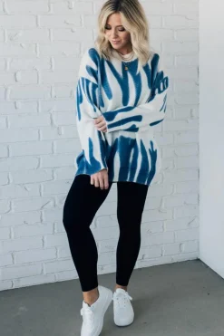 Graffiti Print Sweater