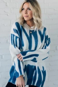 Graffiti Print Sweater