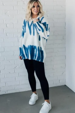 Graffiti Print Sweater