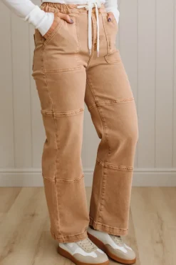 Hannah Drawstring Waist Denim