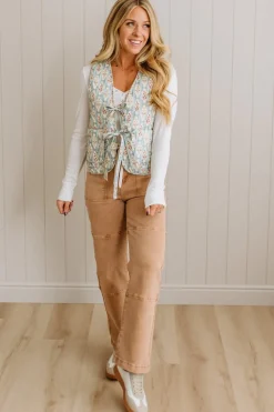 Hannah Drawstring Waist Denim