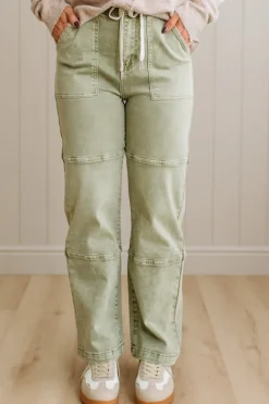 Hannah Drawstring Waist Denim