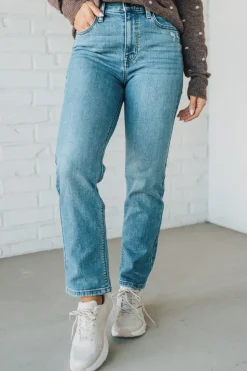 Heidi Classic Straight Leg Jeans - EUNINA