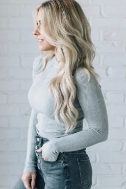 Katie Ribbed Slim Sweater