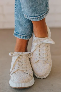Laura Floral Lace Sneakers