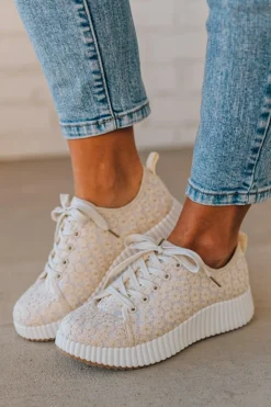 Laura Floral Lace Sneakers