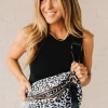 Leena Double Zipper Crossbody Bag | Leopard