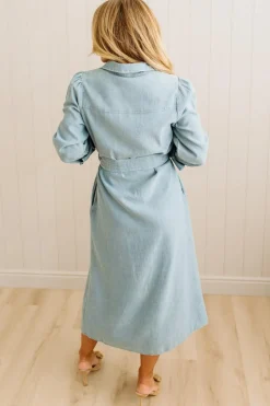 Lenny Chambray Midi Dress
