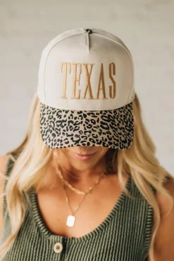 Leopard Texas Trucker Hat