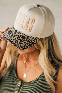 Leopard Texas Trucker Hat