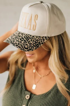 Leopard Texas Trucker Hat