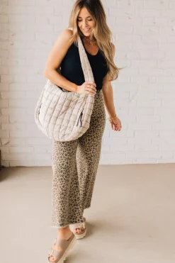 Lizzie Quilted Puff Tote