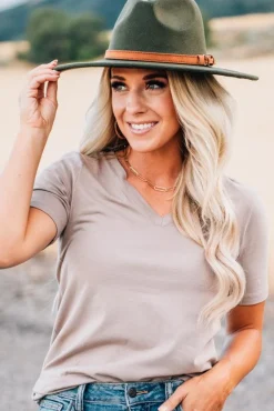 Loose Fit Classic V-Neck Tee