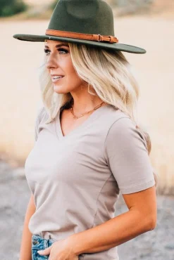 Loose Fit Classic V-Neck Tee