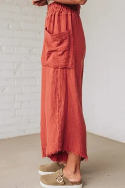 Louis Wide Leg Gauze Pants