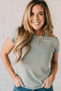 Maddox Ribbed Baby Tee