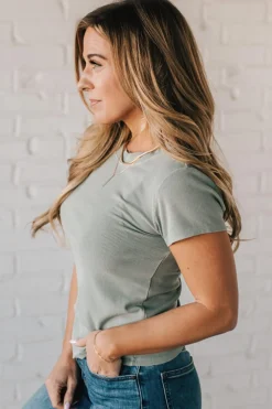 Maddox Ribbed Baby Tee