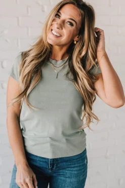 Maddox Ribbed Baby Tee