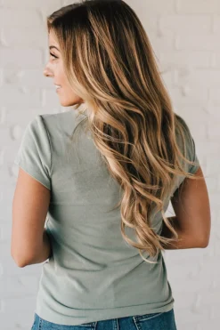 Maddox Ribbed Baby Tee