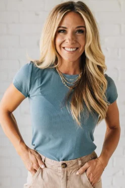 Maddox Ribbed Baby Tee