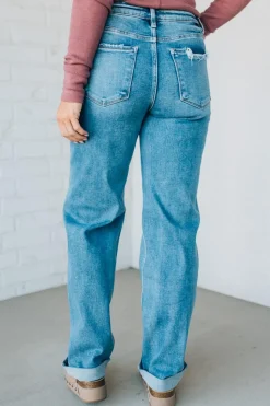 Mattie High Rise Baggy Jeans - RISEN