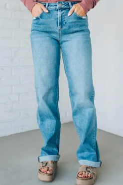 Mattie High Rise Baggy Jeans - RISEN