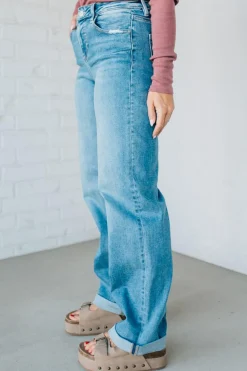 Mattie High Rise Baggy Jeans - RISEN