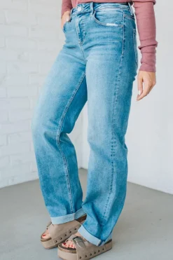 Mattie High Rise Baggy Jeans - RISEN