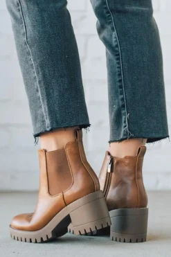 Mel Block Heel Ankle Boots