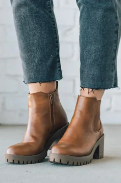 Mel Block Heel Ankle Boots