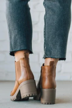 Mel Block Heel Ankle Boots