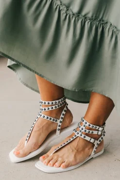 Mel Studded Gladiator Sandals