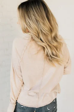 Mineral Wash Thumbhole Tee