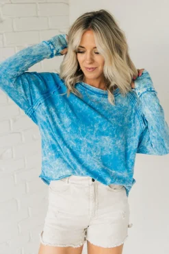 Mineral Wash Thumbhole Tee