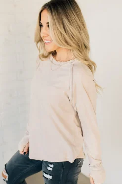 Mineral Wash Thumbhole Tee