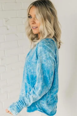 Mineral Wash Thumbhole Tee