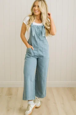 Niccola Knot Strap Overalls - ZENANA