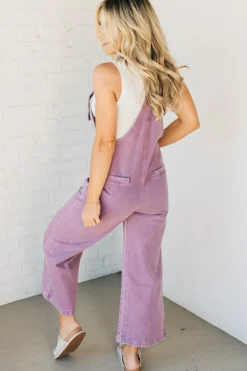 Niccola Knot Strap Overalls - ZENANA