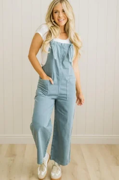 Niccola Knot Strap Overalls - ZENANA