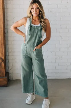 Niccola Knot Strap Overalls - ZENANA