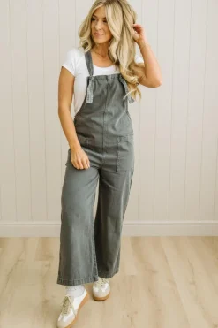 Niccola Knot Strap Overalls - ZENANA