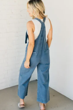 Niccola Knot Strap Overalls - ZENANA